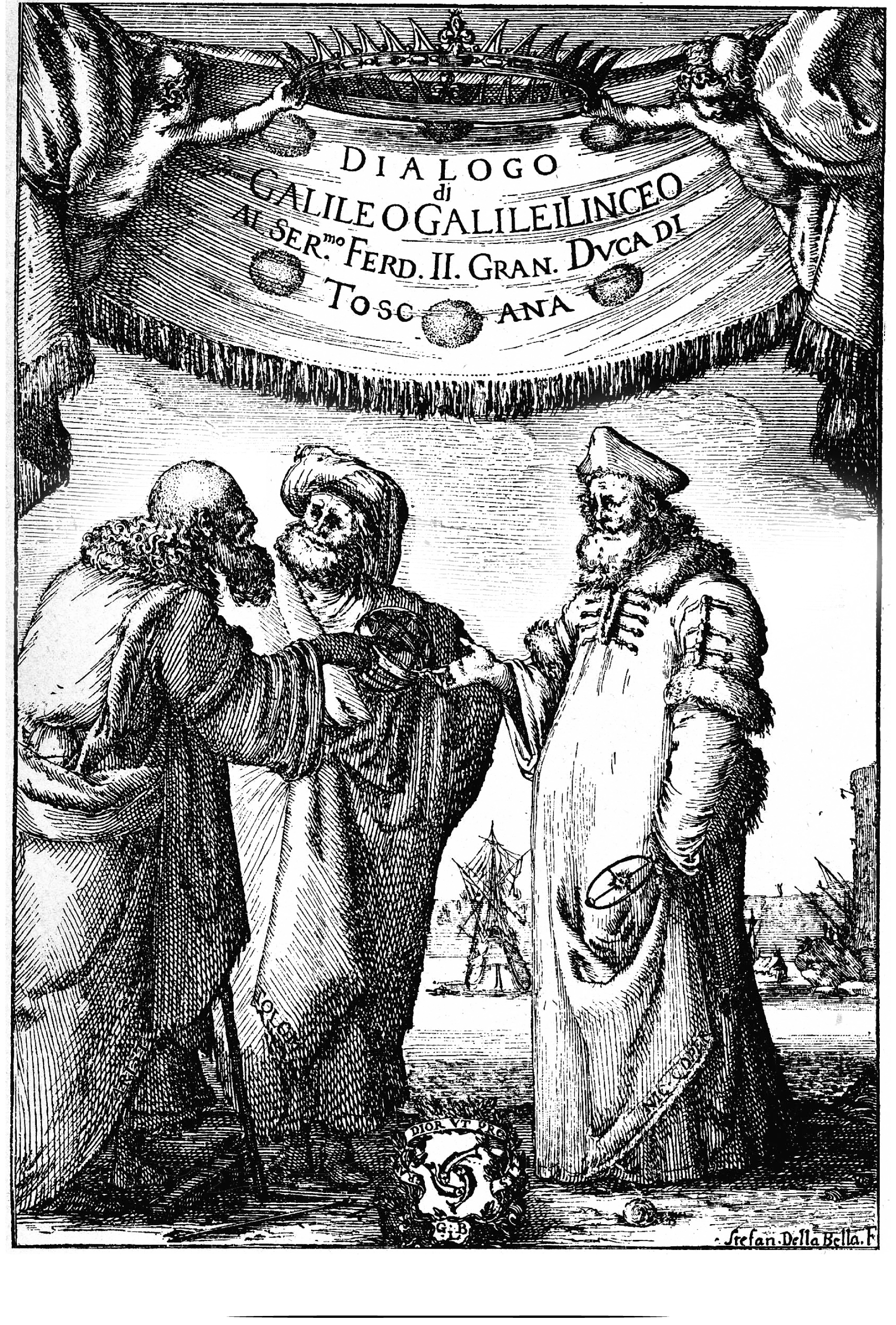 Dialogo di Galileo Galilei Linceo cover illustration