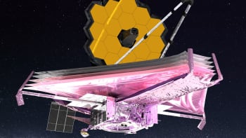 Artist’s illustration of a space telescope