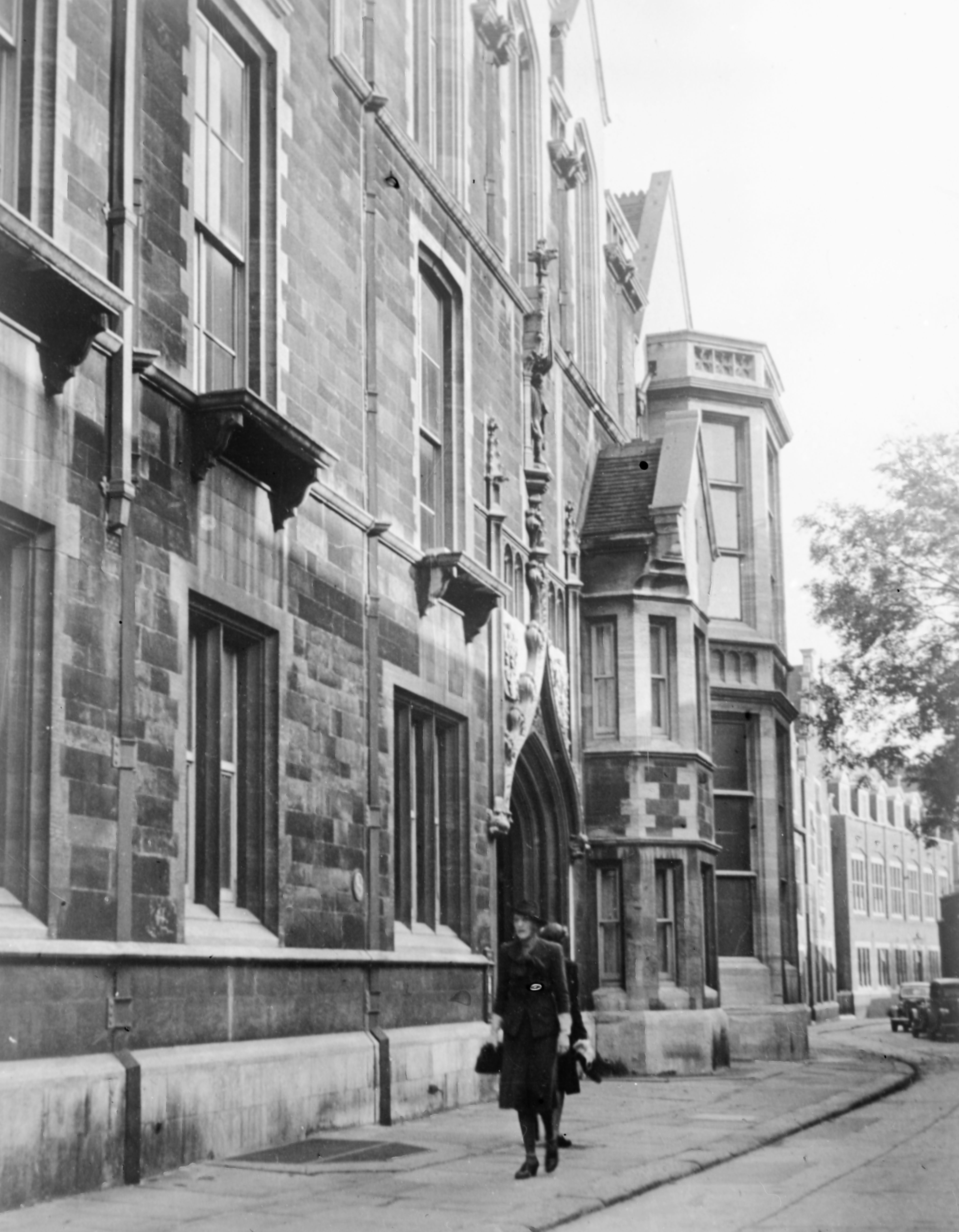 The entrance to the Cavendish Laboratory on Free School Lane